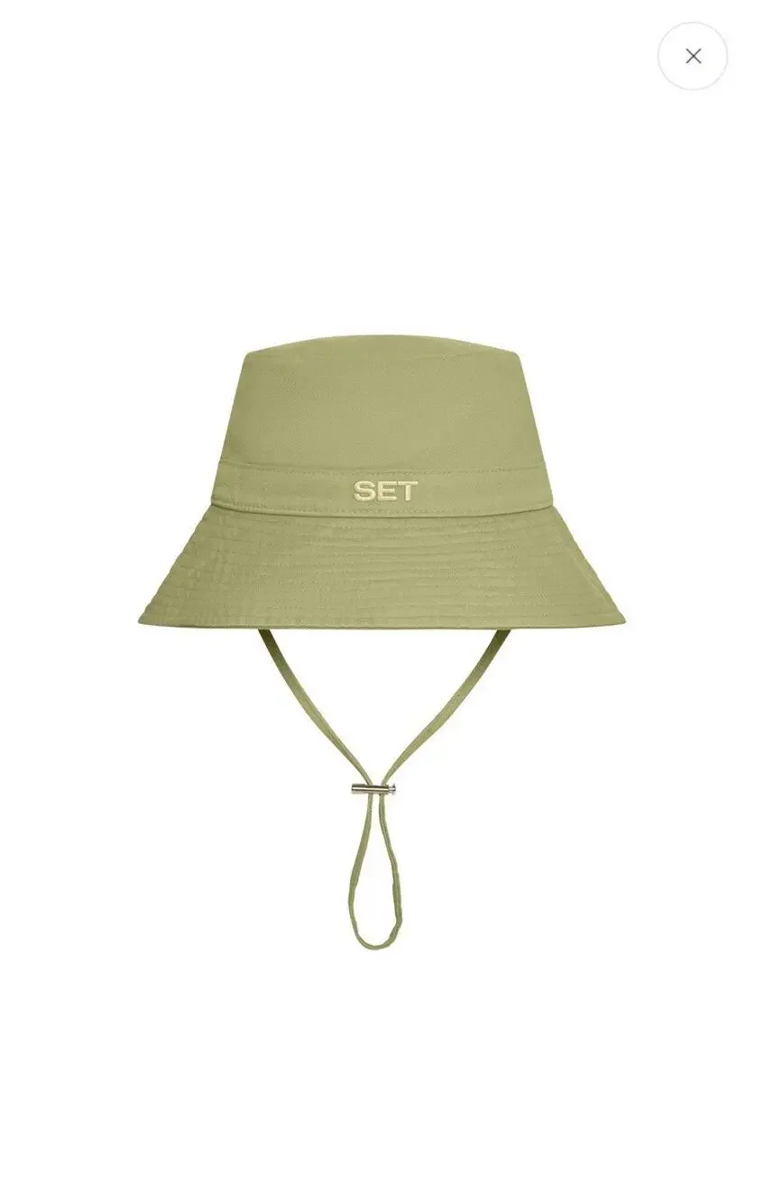 SET ACTIVE Cotton Twill Bucket Hat Womens Palma One Size